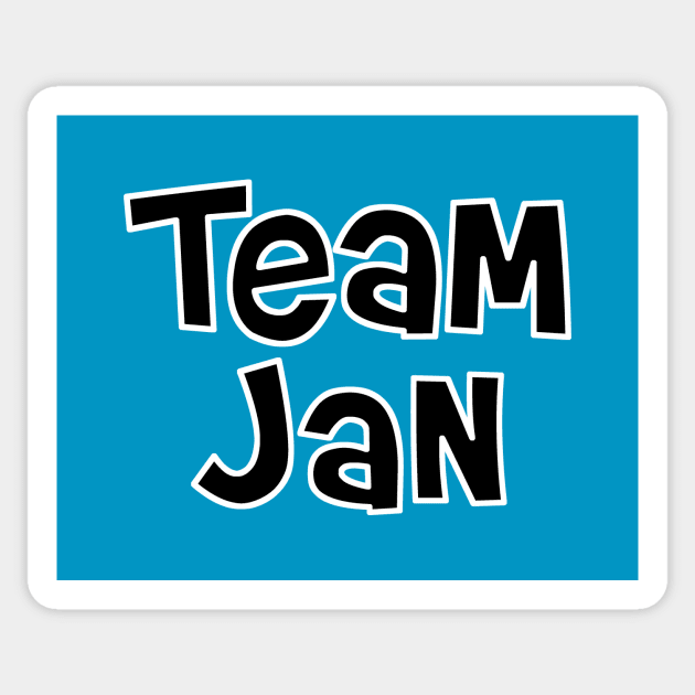 Team Jan Sticker by GloopTrekker